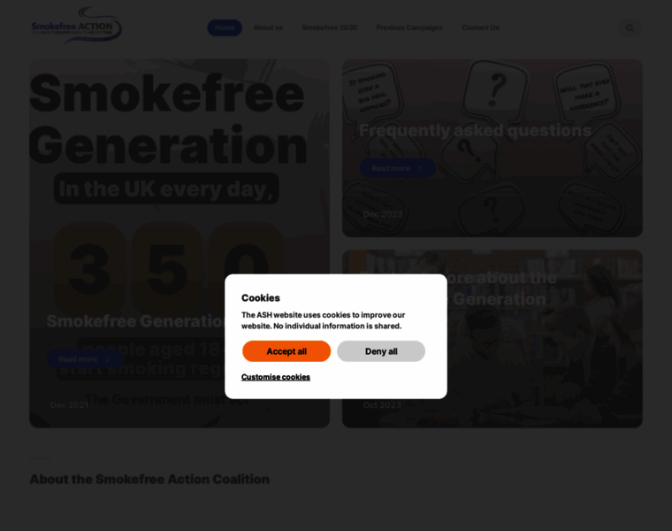 Smokefreeaction.org.uk thumbnail