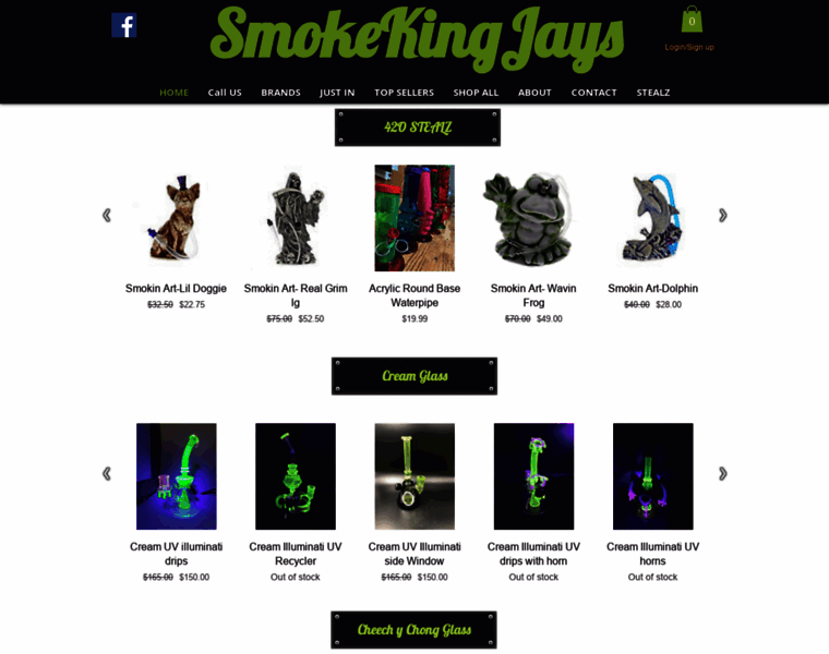 Smokekingjays.com thumbnail