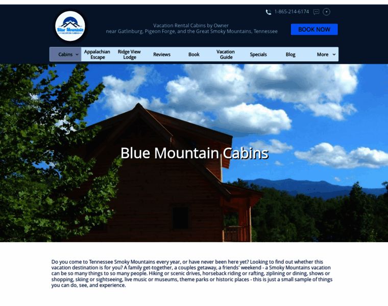 Smoky-mountains-cabin.com thumbnail