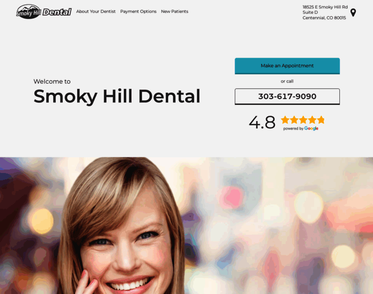 Smokyhilldental.com thumbnail