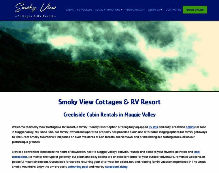 Smokyviewcottages.com thumbnail