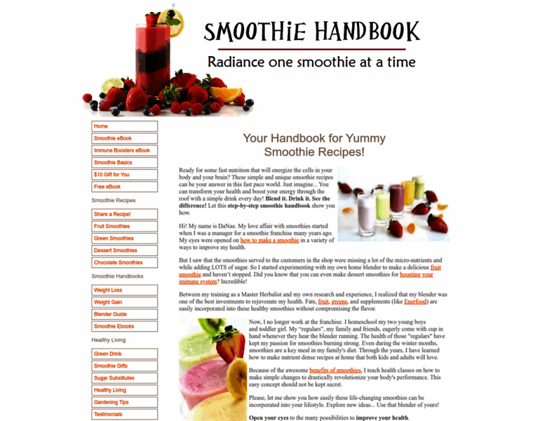 Smoothie-handbook.com thumbnail