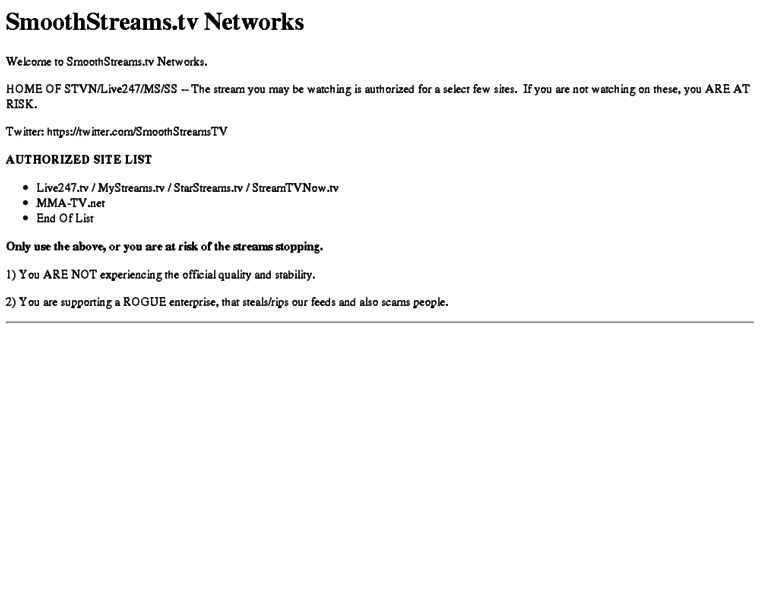 Smoothstreams.tv thumbnail Smoothstreams.tv thumbnail