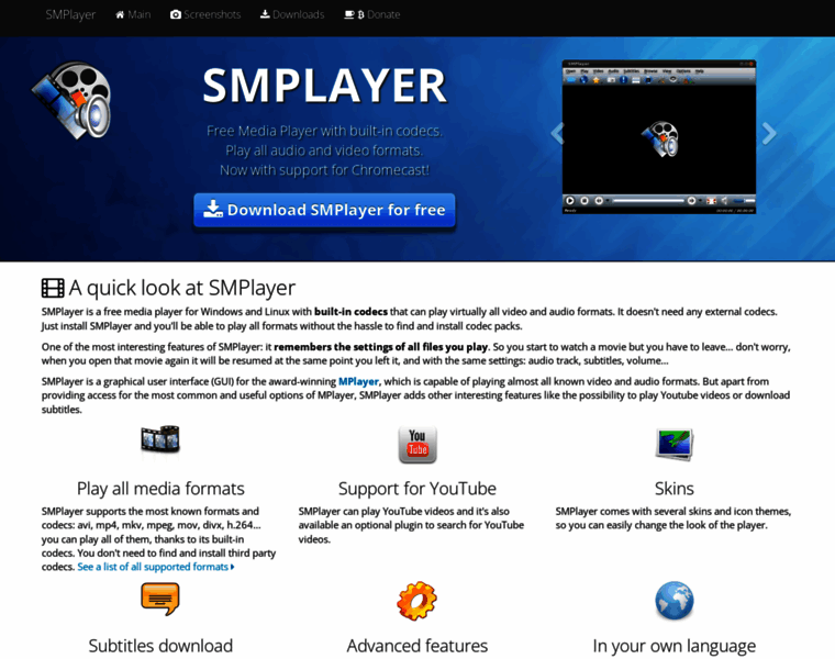 Smplayer.info thumbnail