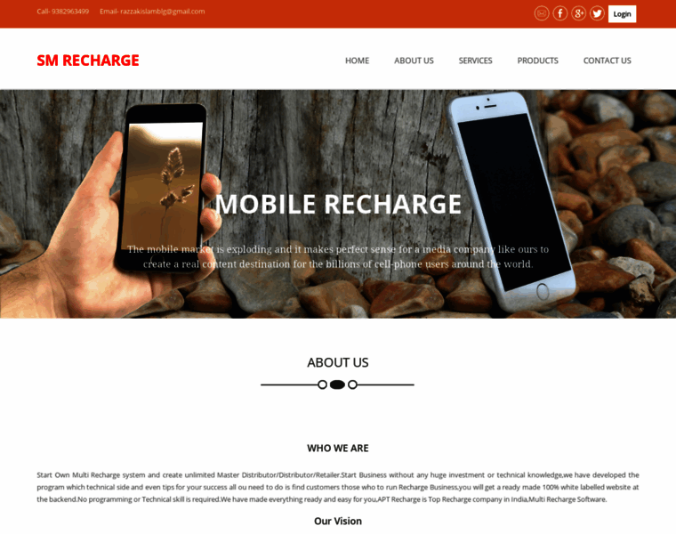Smrecharge.co.in thumbnail