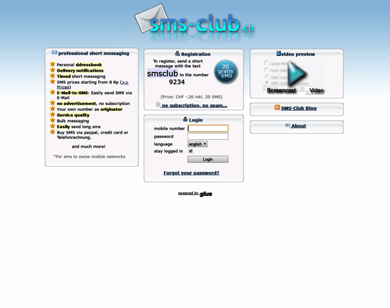 Sms-club.ch thumbnail