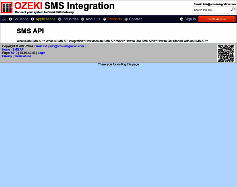 Sms-integration.com thumbnail