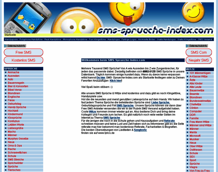 Sms-sprueche-index.com thumbnail