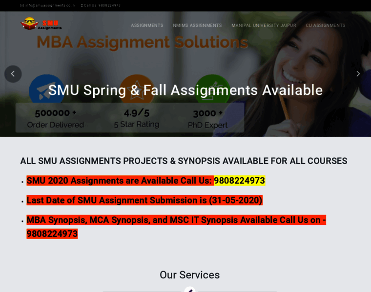 Smuassignments.co.in thumbnail