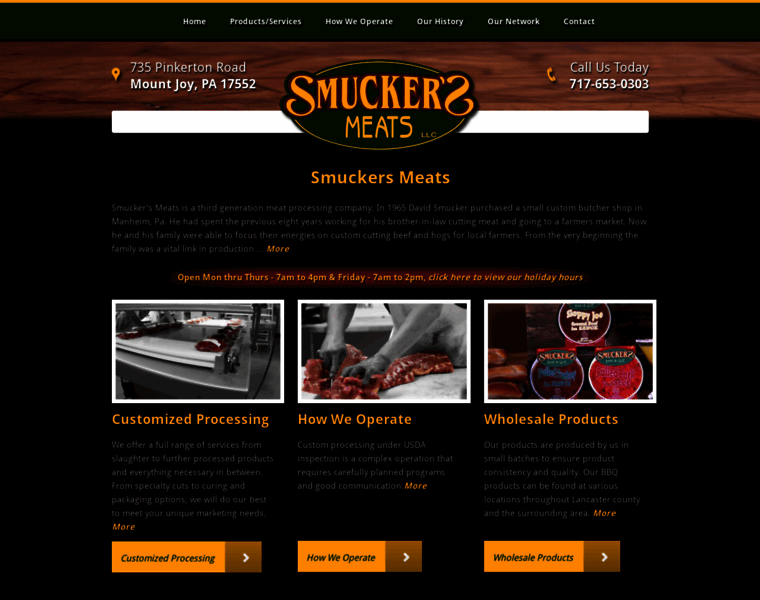 Smuckersmeats.com thumbnail