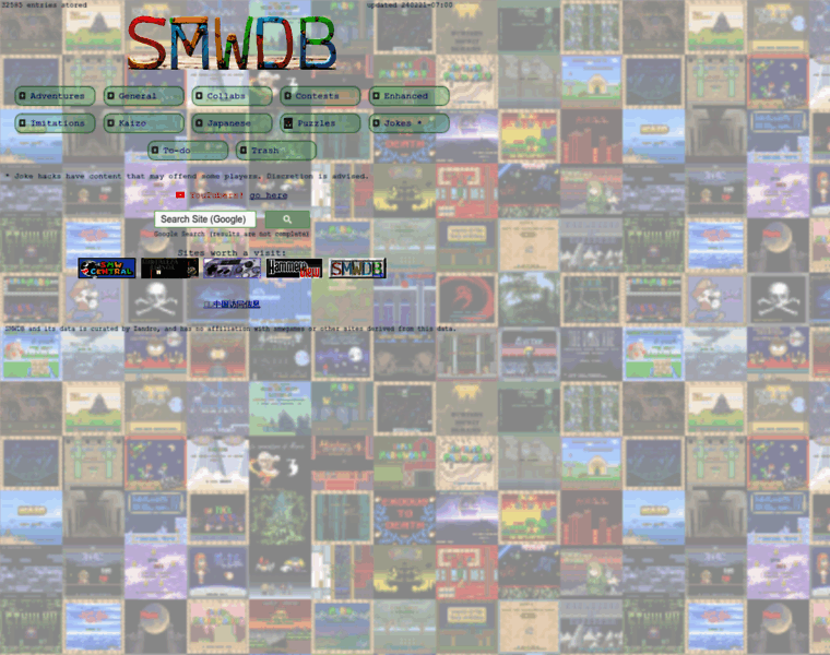 Smwdb.me thumbnail
