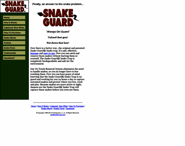 Snakeguard.com thumbnail