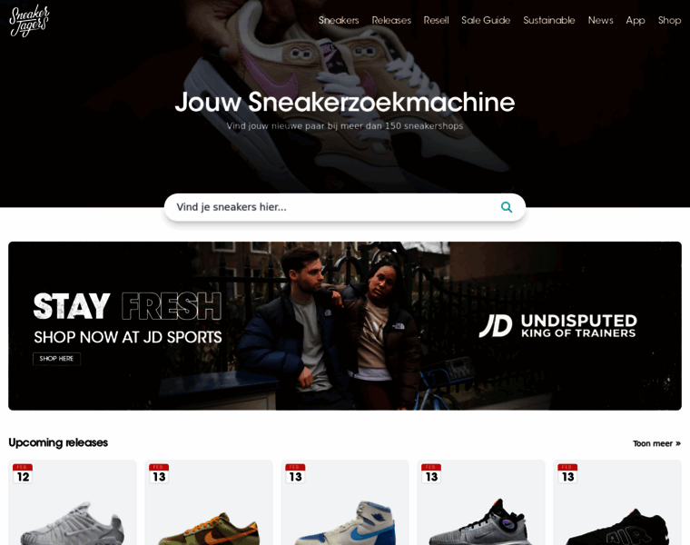 Sneakerjagers.nl thumbnail