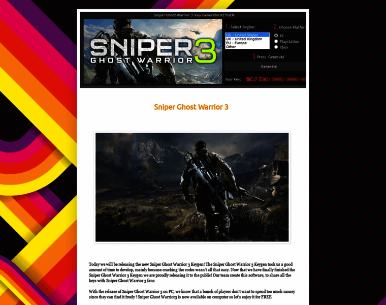 Sniperghostwarrior3key.blogspot.com thumbnail
