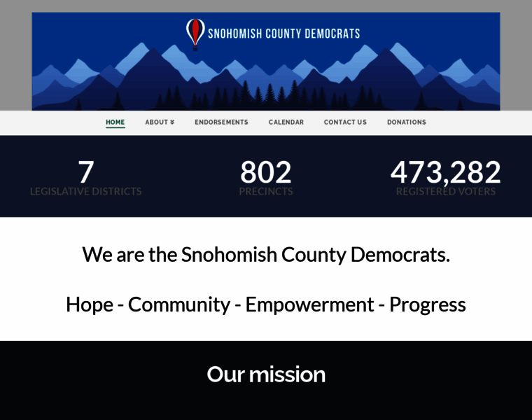 Snocodems.org thumbnail