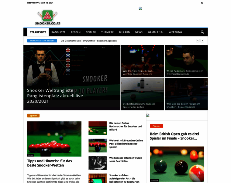 Snooker.co.at thumbnail