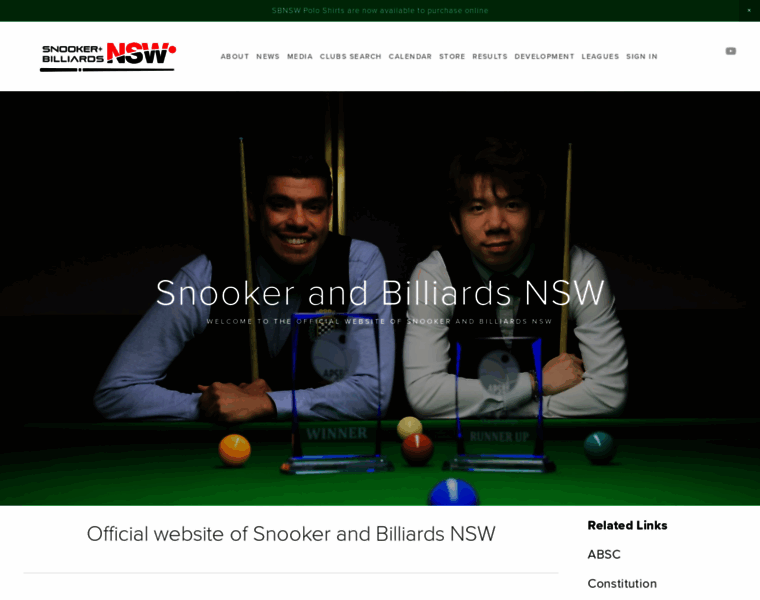 Snookernsw.com thumbnail