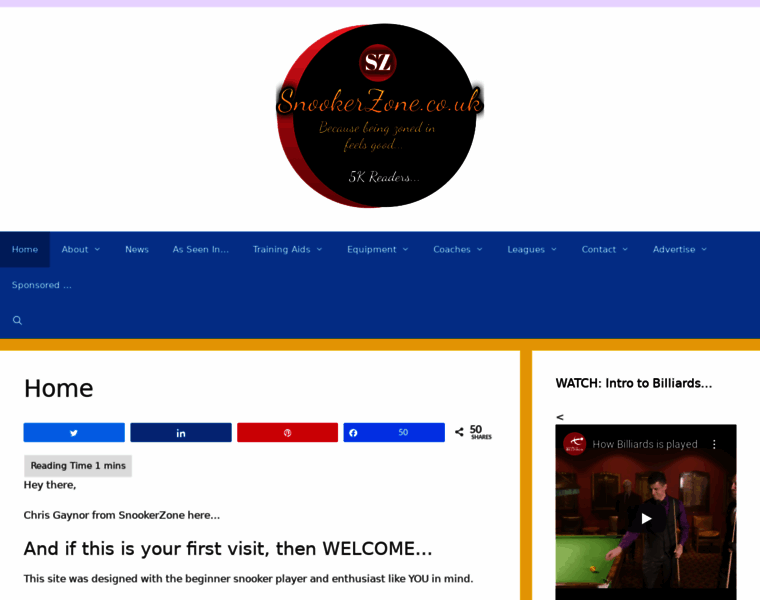 Snookerzone.co.uk thumbnail