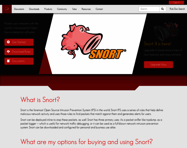 Snort.org thumbnail Snort.org thumbnail
