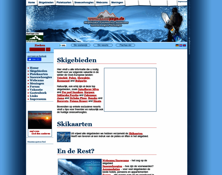 Snow-page.nl thumbnail
