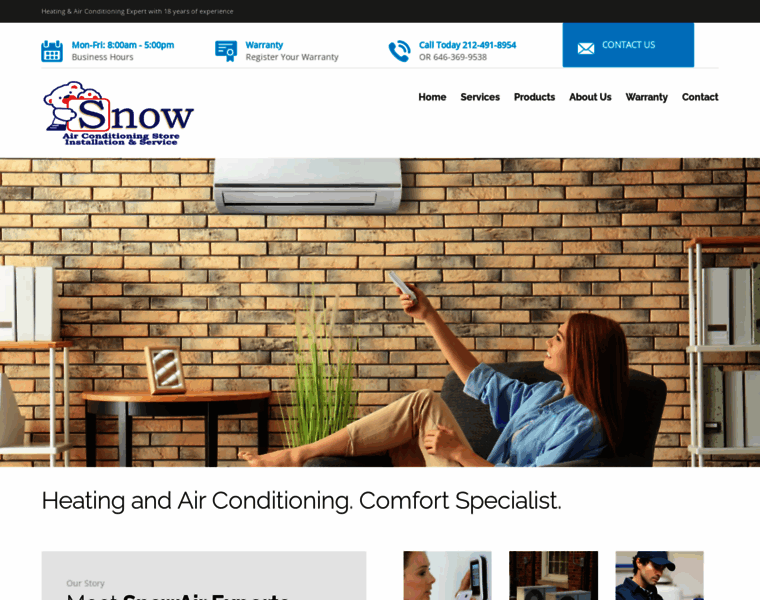 Snowairconditioning.com thumbnail