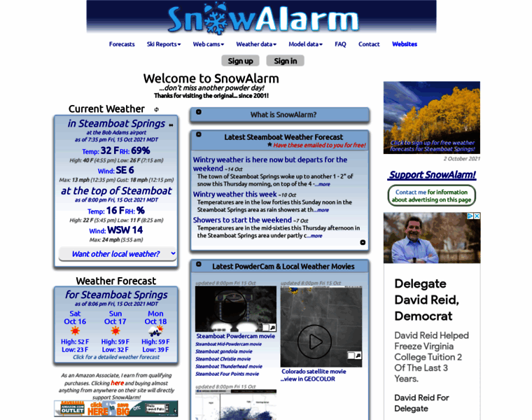 Snowalarm.com thumbnail