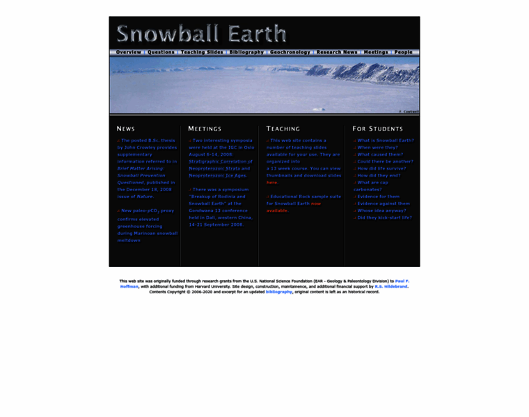 Snowballearth.org thumbnail
