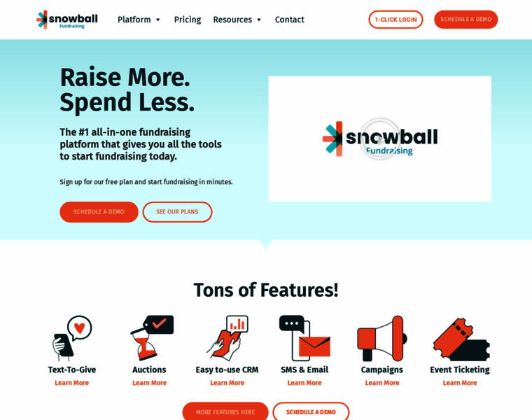 Snowballfundraising.com thumbnail