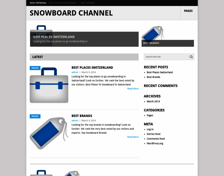 Snowboardchannel.com thumbnail