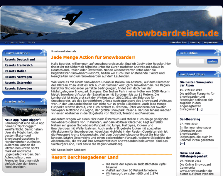 Snowboardreisen.de thumbnail