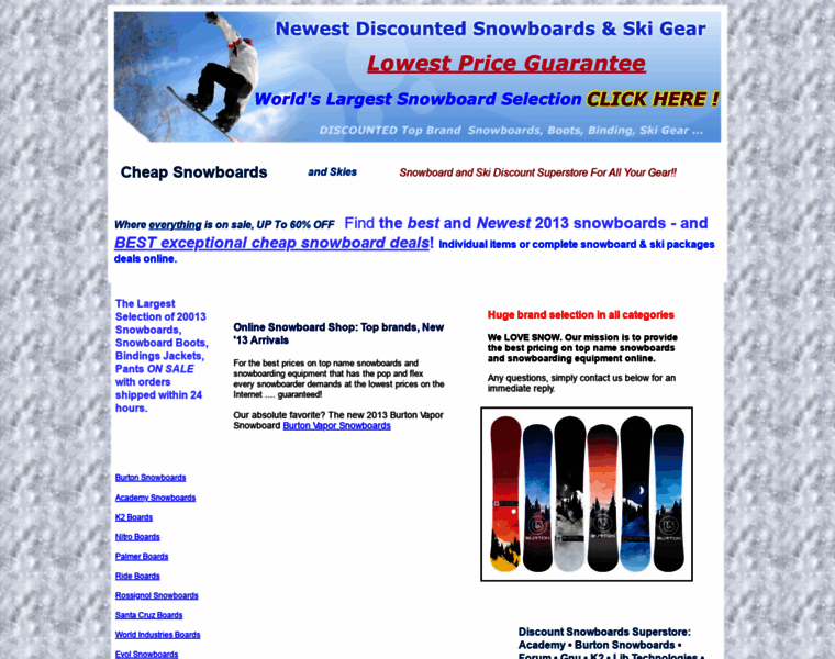 Snowboardsskis.com thumbnail