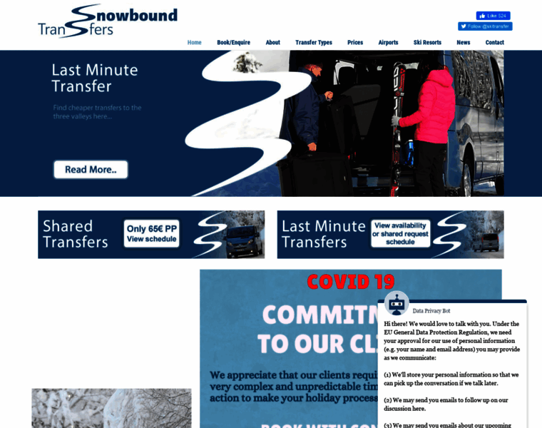 Snowboundtransfers.co.uk thumbnail