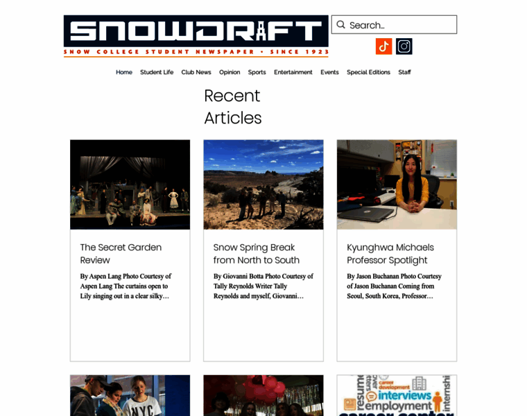 Snowcollegenews.com thumbnail