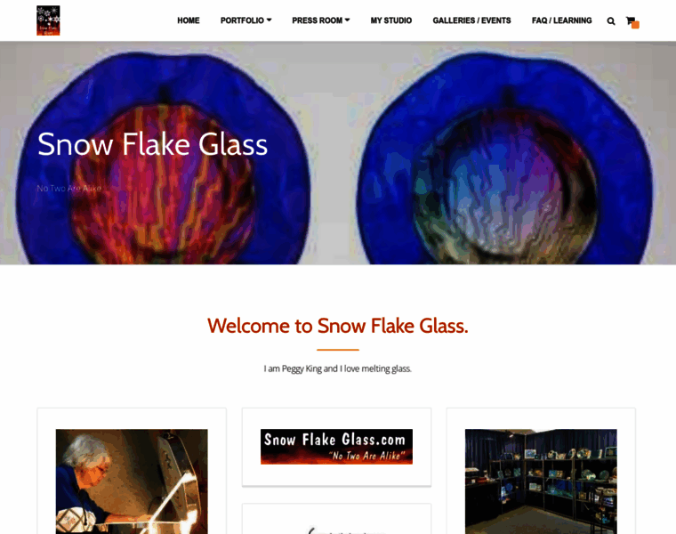 Snowflakeglass.com thumbnail