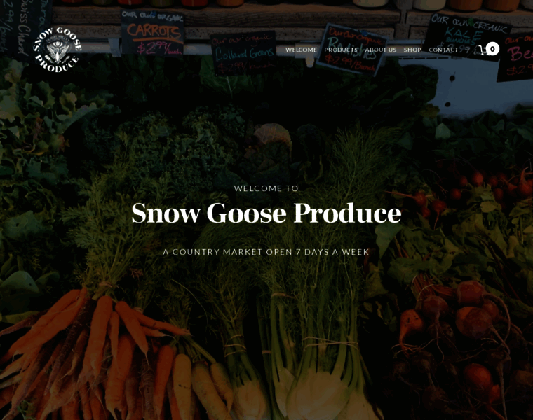 Snowgooseproducemarket.com thumbnail