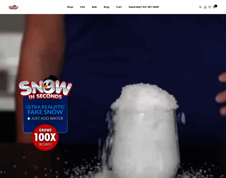 Snowinseconds.com thumbnail