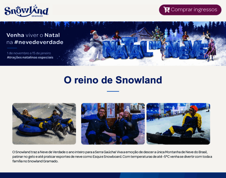 Snowland.com.br thumbnail