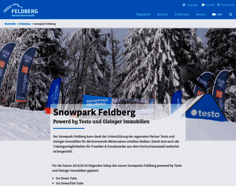 Snowpark-feldberg.de thumbnail
