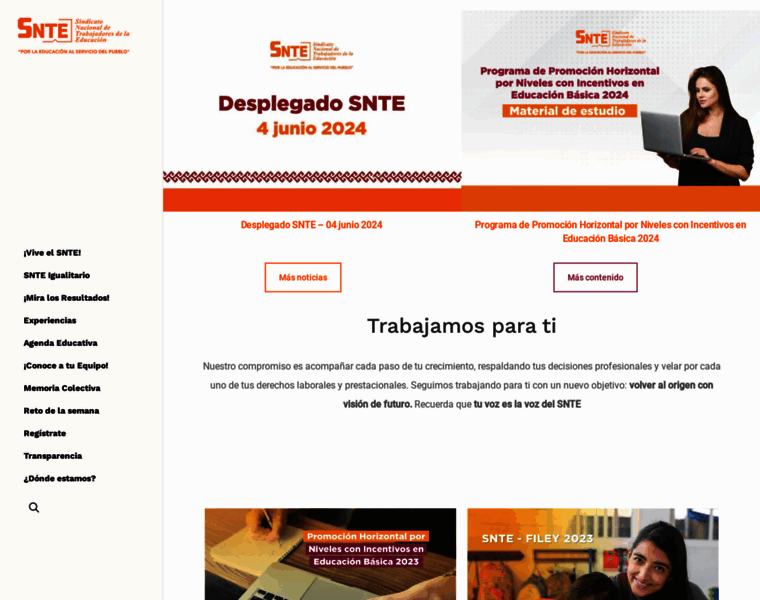 Snte.org.mx thumbnail