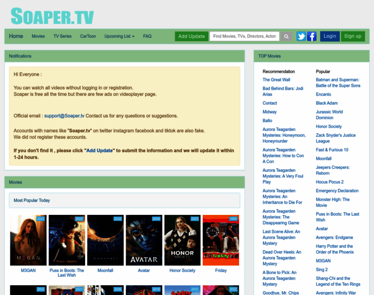 soaper.tv at Website Informer. Visit Soaper.
