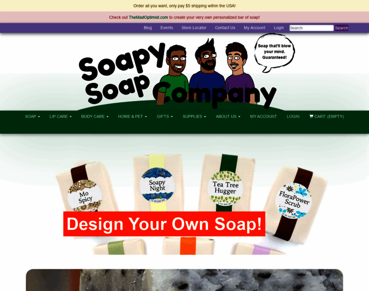 Soapysoapcompany.com thumbnail