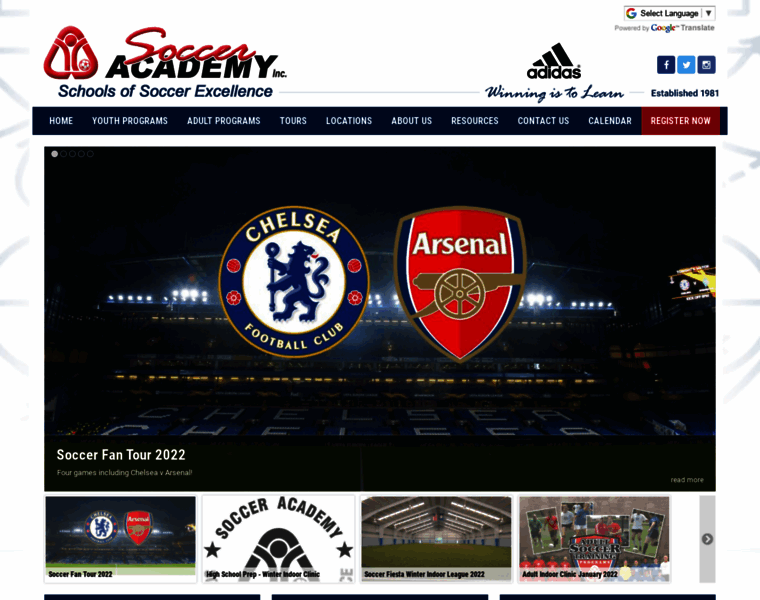 Soccer-academy.com thumbnail