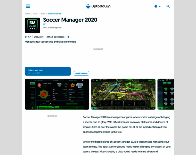 Soccer-manager-2020.en.uptodown.com thumbnail