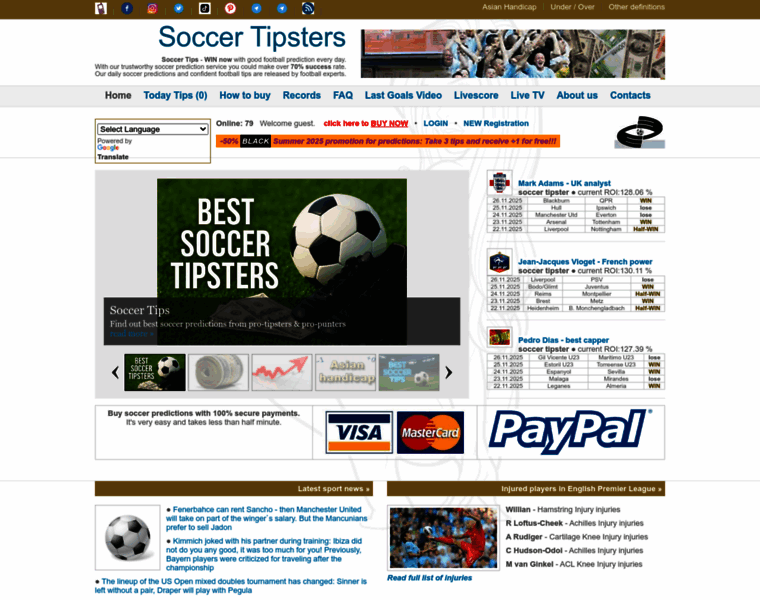 Soccer-tips.org thumbnail