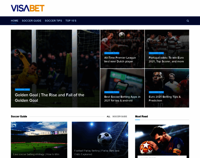 Soccer.visabet.com thumbnail