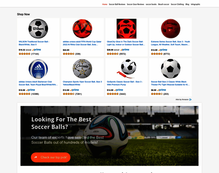 Soccerballpicks.com thumbnail