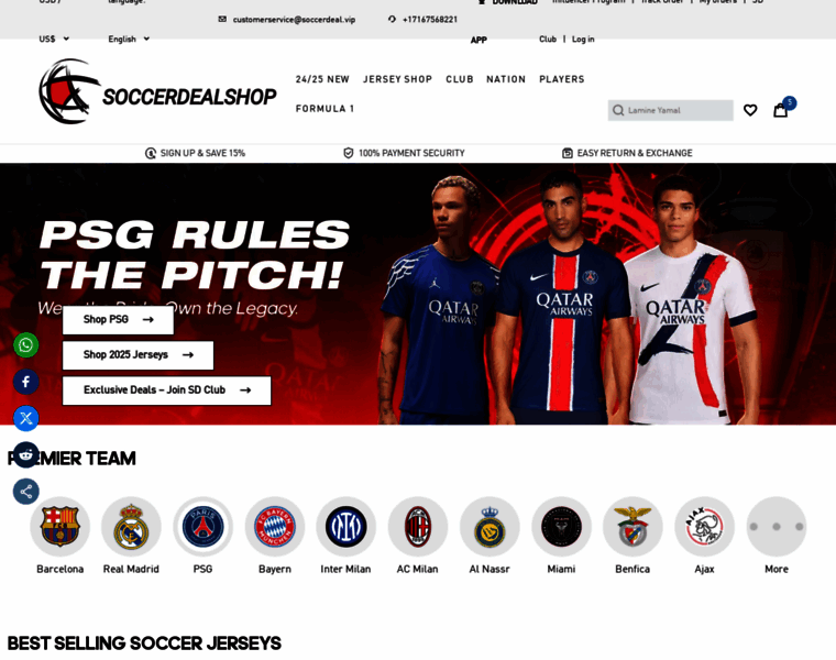 Soccerdealshop.cc thumbnail
