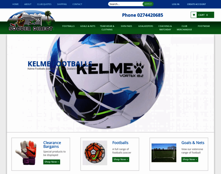 Soccerdirect.co.nz thumbnail