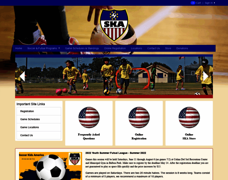 Soccerkidsamerica.org thumbnail