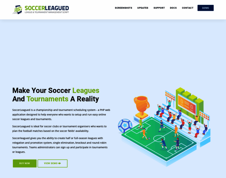 Soccerleagued.com thumbnail